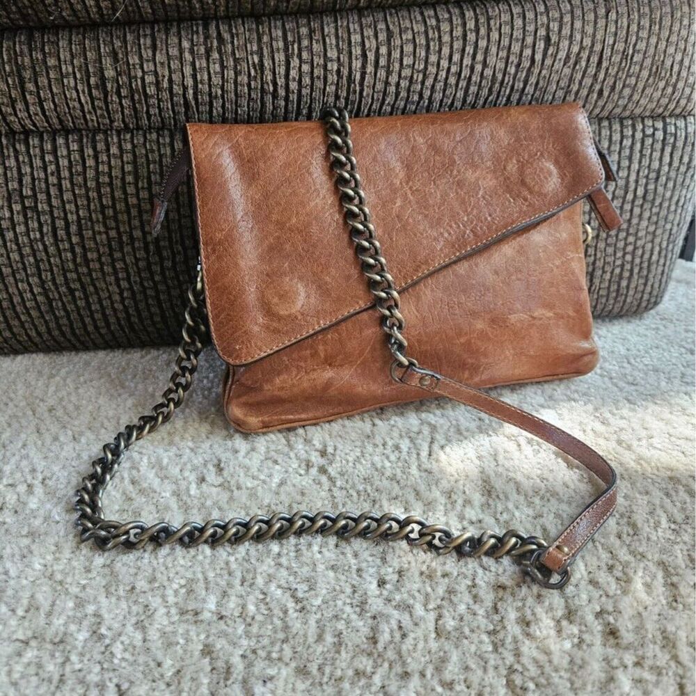 Maxon collection brown Italian leather purse